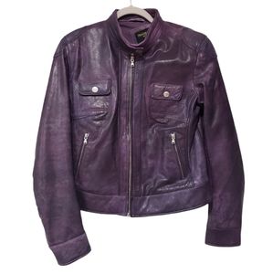 Old Gringo Women’s purple Leather Jacket Size L